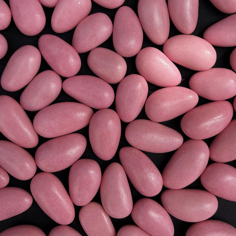 SUGAR ALMONDS PINK 200G
